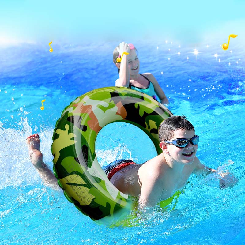 Camouflage Inflatable Pool Ring