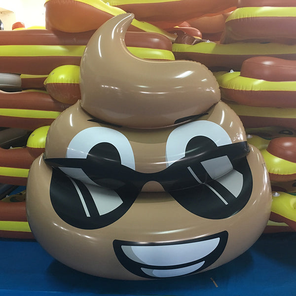 Smiling Poop Emoji Floater